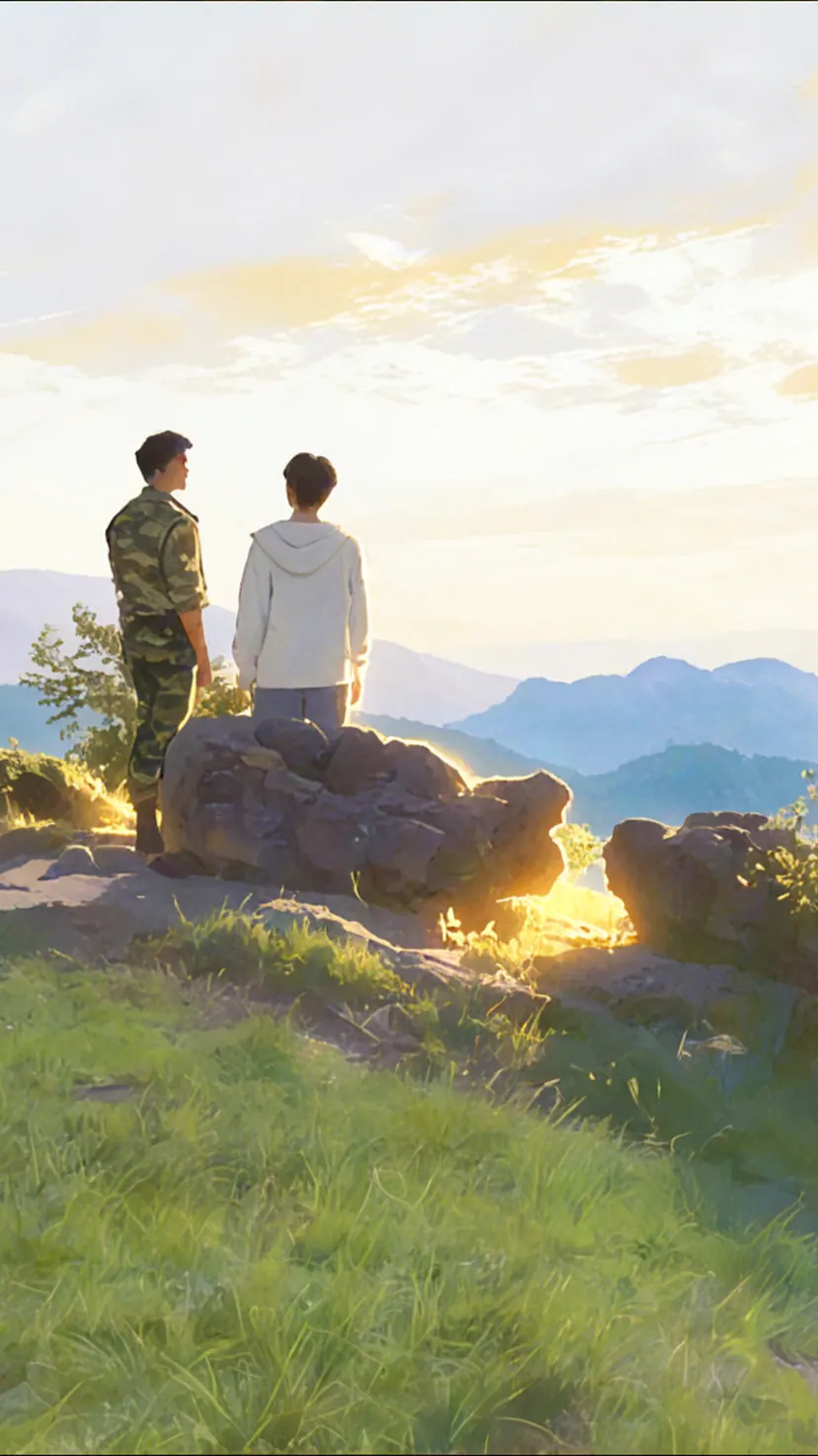 Northern Thai mountain landscape — illustration evoking A Tale of a Thousand Stars
